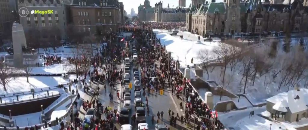 Καναδάς: Στα άκρα οι διαδηλώσεις κατά των περιοριστικών μέτρων για τον κορωνοϊό