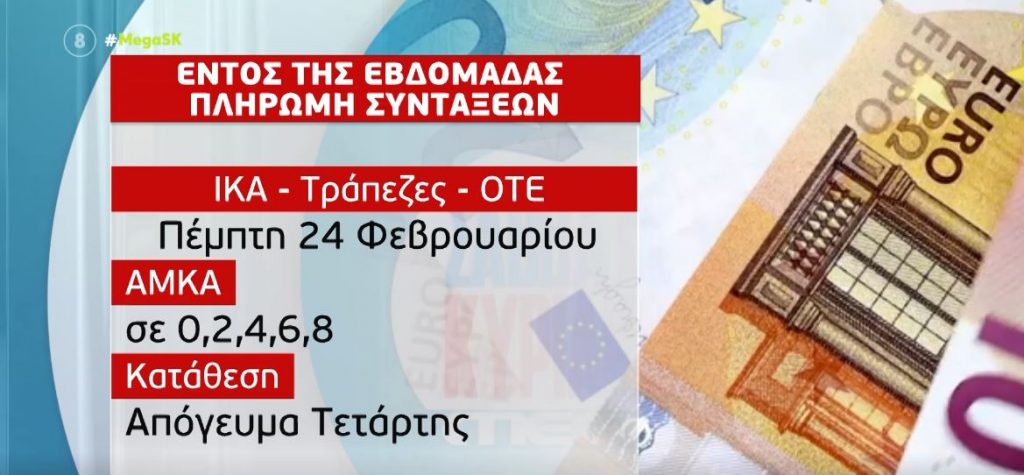 Εντός της εβδομάδας η πληρωμή των συντάξεων