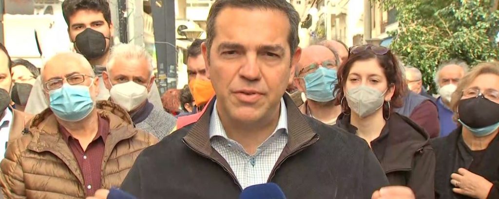 Επίσκεψη του Αλέξη Τσίπρα στον Βύρωνα