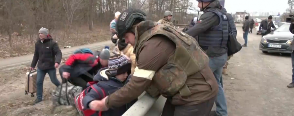 Αποκλειστικό ντοκουμέντο του MEGA από τον σφοδρό βομβαρδισμό αμάχων στο Ιρπίν