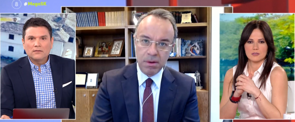 Ο Χ. Σταϊκούρας στο MEGA Σαββατοκύριακο: «Πρόθεσή μας είναι η επέκταση για άλλους 6 μήνες του μειωμένου ΦΠΑ στην εστίαση και τις μεταφορές»