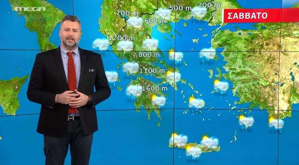 Άστατος ο καιρός το Σάββατο – Η πρόγνωση του Γιάννη Καλλιάνου