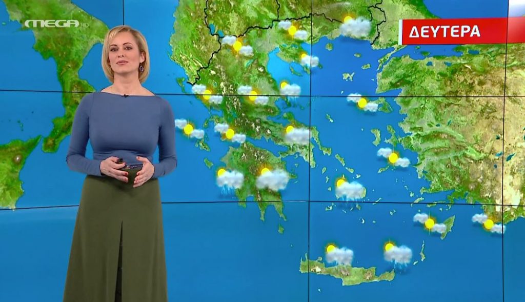 Υποχωρεί η κακοκαιρία τη Δευτέρα – Η πρόγνωση της Χριστίνας Ρήγου