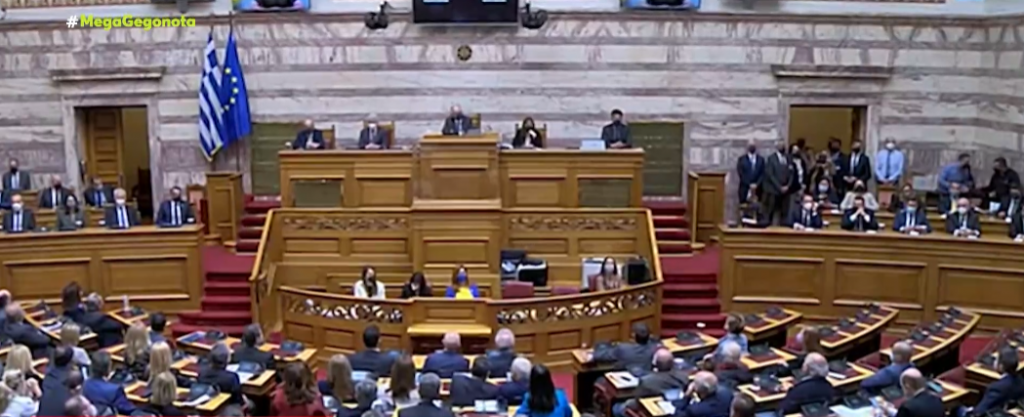 Πολιτική «θύελλα» για την παρουσία μαχητή του τάγματος Αζόφ στην ομιλία Ζελένσκι στη Βουλή