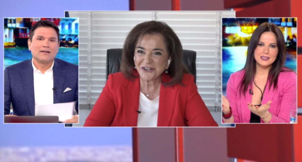 Η Ντόρα Μπακογιάννη στο MEGA Σαββατοκύριακο: «Οι εκλογές θα γίνουν του χρόνου τέτοια εποχή»