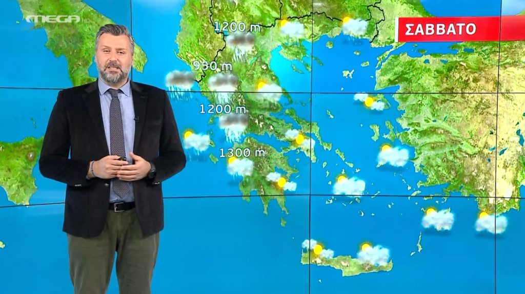 Άστατος ο καιρός το Σάββατο – Η πρόγνωση του Γιάννη Καλλιάνου