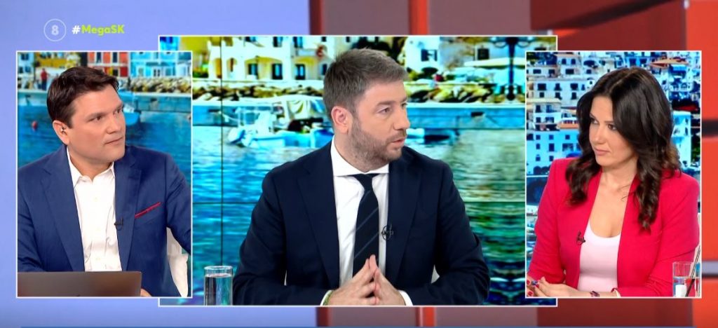 Ανδρουλάκης στο MEGA: «Ο Μητσοτάκης βλέπει την αυτοδυναμία να του κουνάει το μαντήλι & ο Τσίπρας δεν έχει ελπίδα να είναι πρώτο κόμμα»