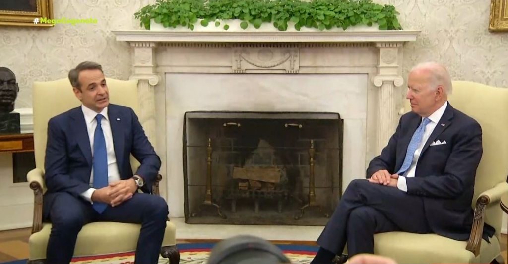 Τούρκικες υπερπτήσεις και Ουκρανία στο «τραπέζι» της συνάντησης Μητσοτάκη – Μπάιντεν