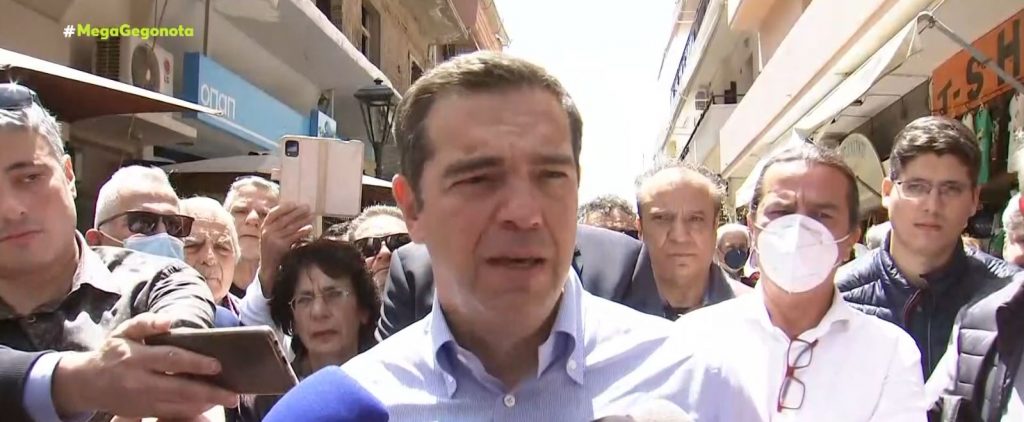 Στην Κρήτη περιοδεύει ο Αλέξης Τσίπρας: «Όσο το γρηγορότερα υπάρξει πολιτική αλλαγή τόσο καλύτερα για τη χώρα»