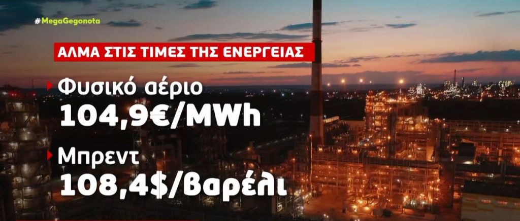 Άλμα στις διεθνείς αγορές καταγράφουν οι τιμές σε φυσικό αέριο και αργό πετρέλαιο