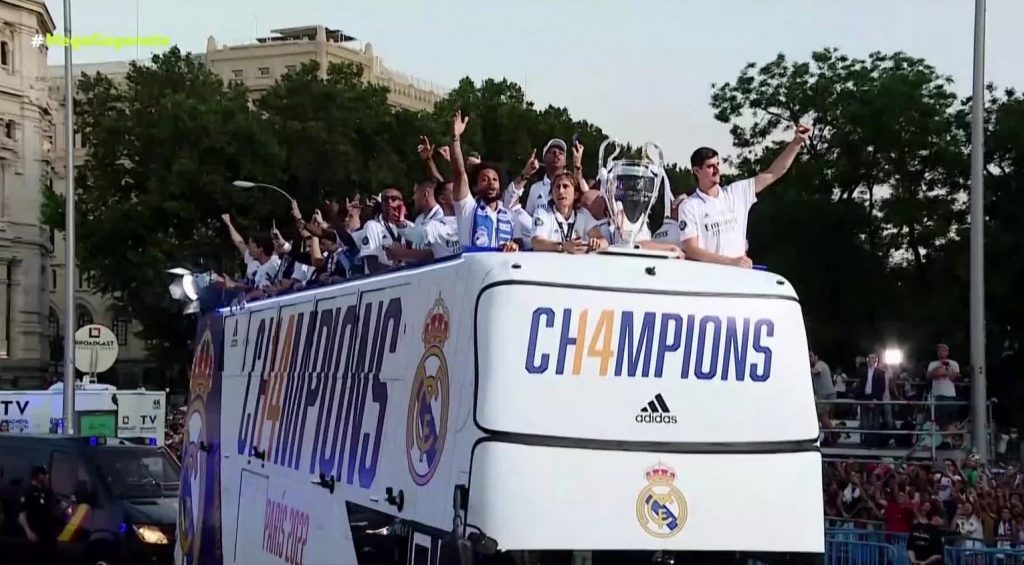 Στη Μαδρίτη η παρέλαση των πρωταθλητών Ευρώπης