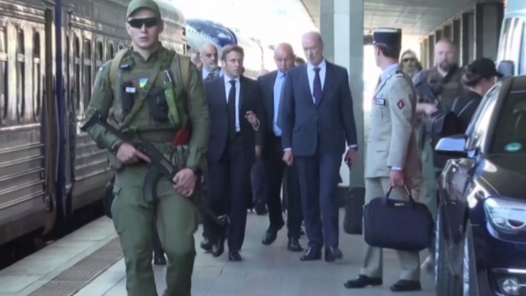 Ουκρανία: Στο Κίεβο οι ηγέτες Γαλλίας, Γερμανίας και Ιταλίας