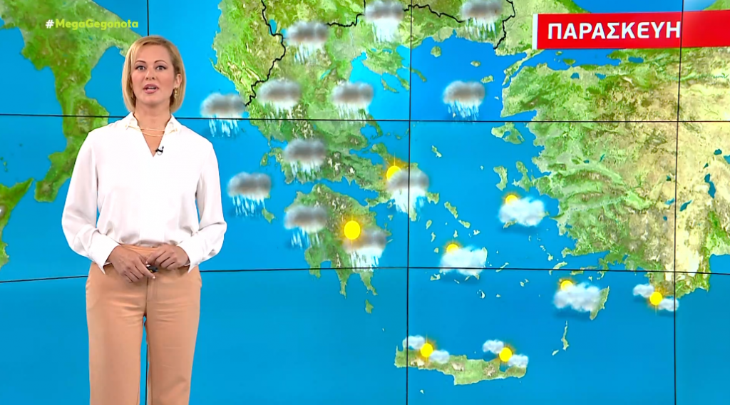 Άστατος ο καιρός σε όλη την χώρα την Παρασκευή – Η πρόβλεψη της Χριστίνας Ρήγου