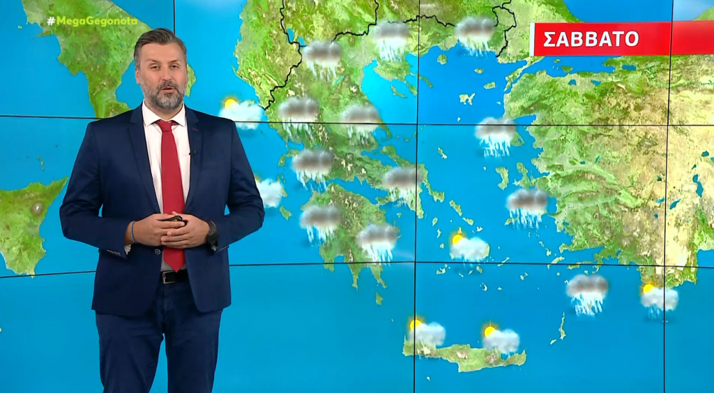 Βροχές και καταιγίδες το Σάββατο – Η πρόγνωση του Γιάννη Καλλιάνου
