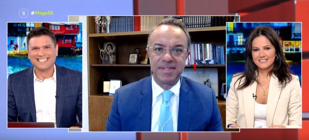 Σταϊκούρας στο MEGA: Τα μέτρα για ενέργεια & καύσιμα και τα σενάρια για πρόωρες εκλογές