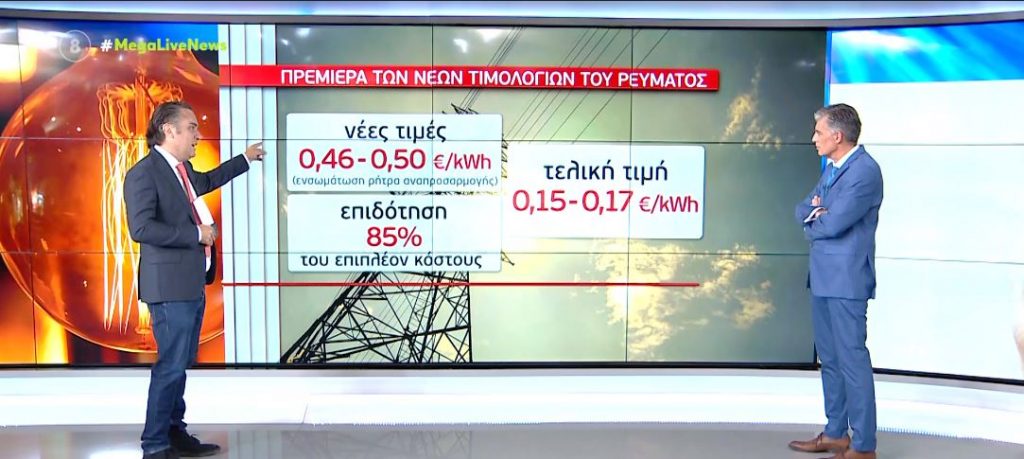 Ρεύμα: Την Κυριακή θα ανακοινωθούν τα νέα τιμολόγια ρεύματος