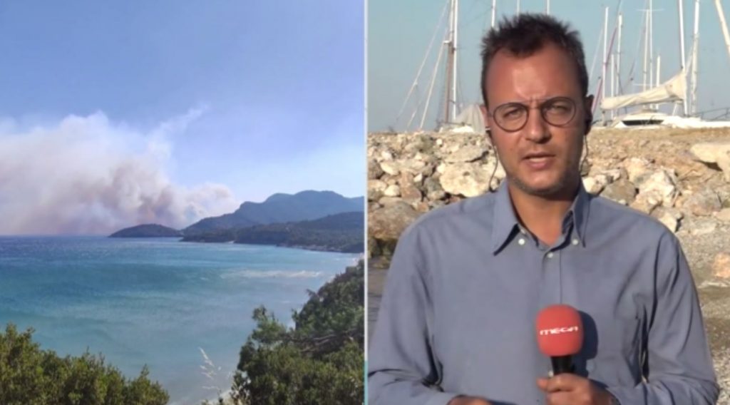 Σάμος: Οριοθετήθηκε το πύρινο μέτωπο – Καλά στην υγεία τους οι δύο διασωθέντες από την πτώση του ελικοπτέρου