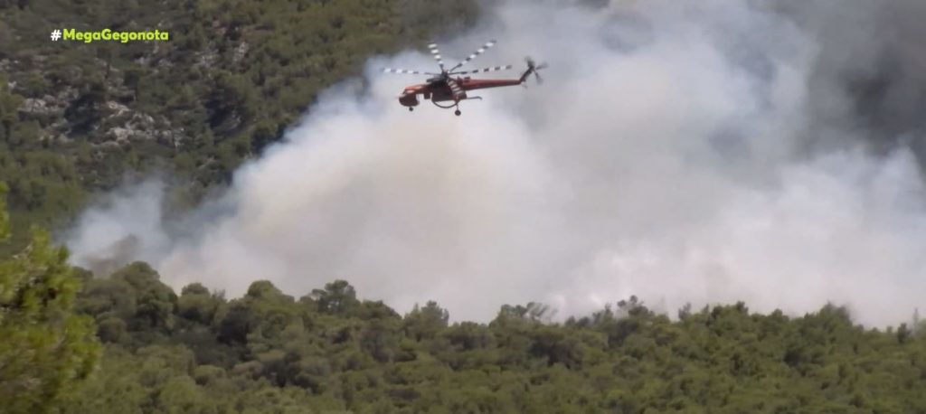 Ολονύχτια μάχη με τις φλόγες στο Πόρτο Γερμενό