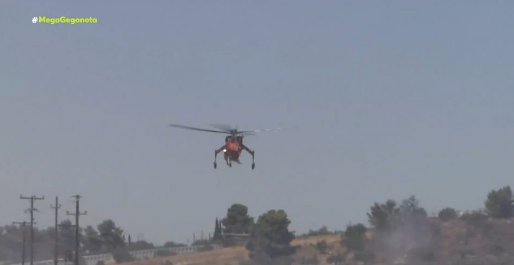 Υπό έλεγχο η φωτιά στο Σχηματάρι – Ανεξέλεγκτο το πύρινο μέτωπο στην Άμφισσα