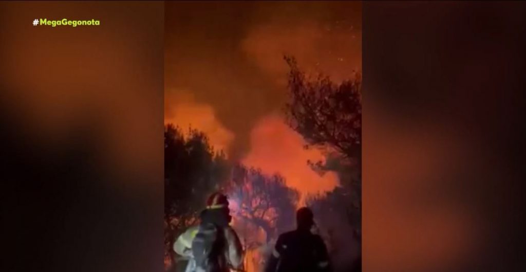 Ολονύκτια μάχη με τις φλόγες σε Ιτέα και Κρανίδι