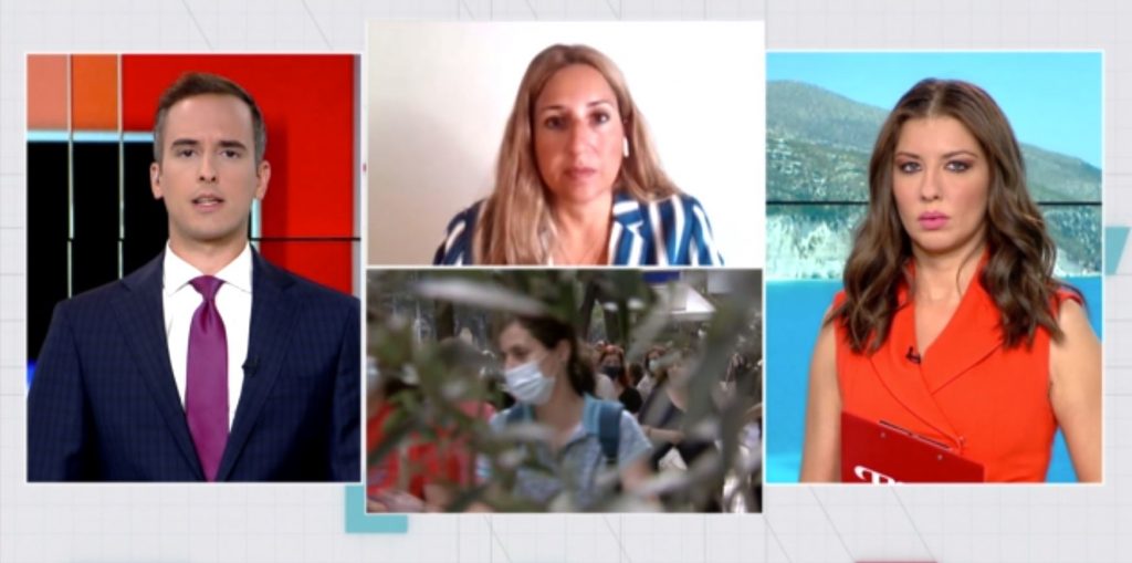 Η Ν. Ψαλτοπούλου στο MEGA: «Είμαστε σε φάση αποκλιμάκωσης από την παραλλαγή της Όμικρον»