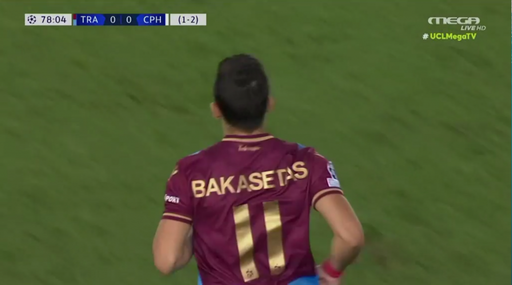 Τραμπζονσπόρ – Κοπεγχάγη: Μπήκε αλλαγή ο Μπακασέτας παρά τον τραυματισμό του