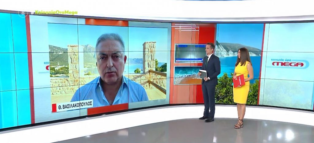 Ο Θ. Βασιλακόπουλος στο MEGA: «Διανύουμε την τρίτη εβδομάδα αποκλιμάκωσης της πανδημίας»