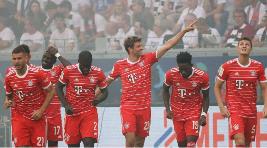 Bundesliga: Καταιγιστική η Μπάγερν συνέτριψε την Άιντραχτ (6 – 1)