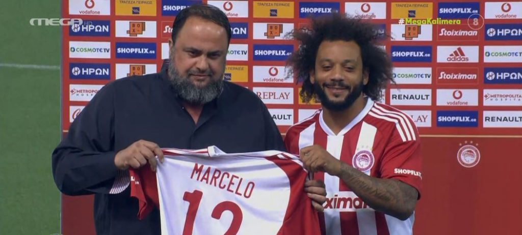 Ολυμπιακός: Η μεγαλειώδης υποδοχή στο «Γ. Καραϊσκάκης» στον σούπερ σταρ του ποδοσφαίρου Μαρσέλο
