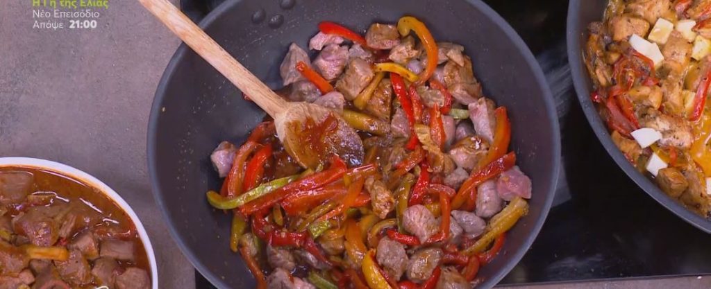 Ο Γιώργος Τσούλης φτιάχνει τηγανιά κοτόπουλο & μοσχαρίσια τηγανιά