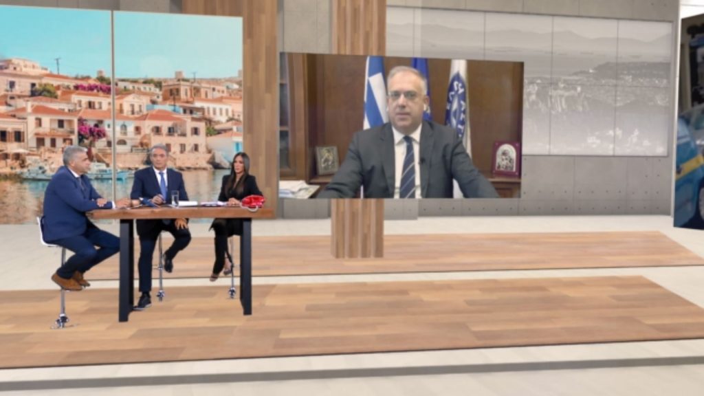 Ο υπουργός Προστασίας του Πολίτη Τάκης Θεοδωρικάκος στο MEGA: «Προσλαμβάνουμε 250 νέους συνοριοφύλακες στον Έβρο»