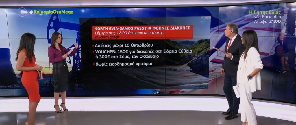 Ανοίγει σήμερα η πλατφόρμα για τα North Evia και Samos Pass