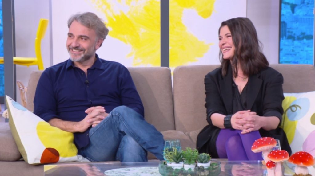 Ο Φάνης Μουρατίδης και η Μαρίσσα Τριανταφυλλίδου στο «Mega Καλημέρα»