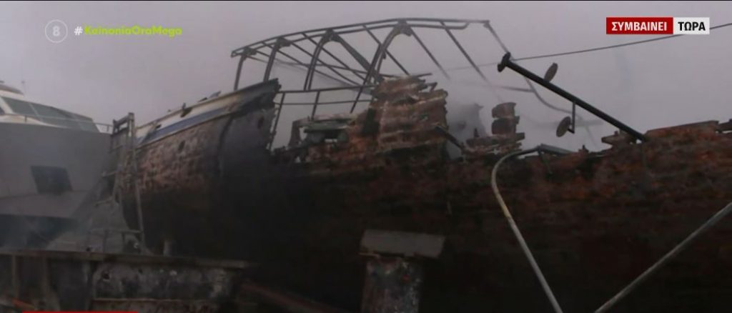 Θεσσαλονίκη: Πυρπόλησαν τον «Κωνσταντή» που έκανε τα δρομολόγια του Θερμαϊκού