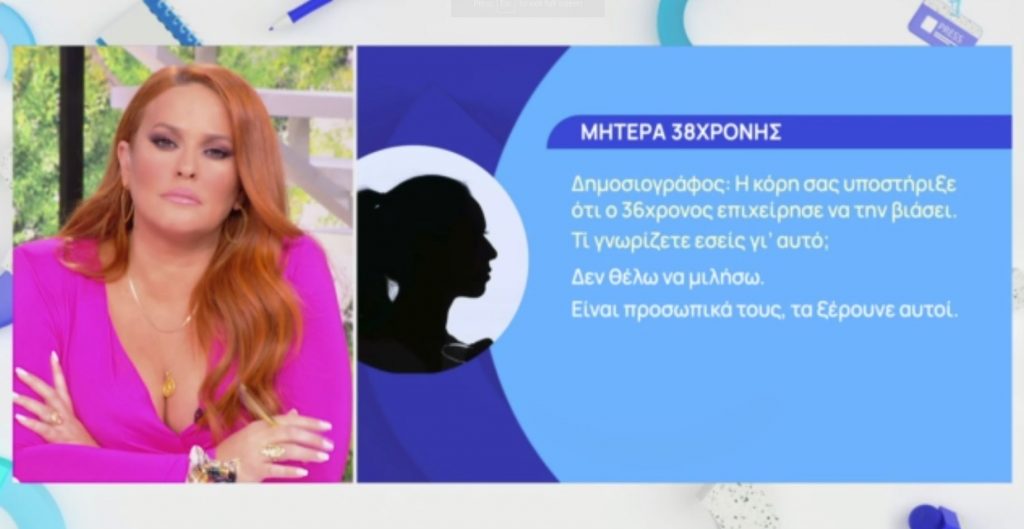 Η μητέρα της 38χρονης που έριξε το καυστικό υγρό στον εν διαστάσει σύζυγό της αποκαλύπτει: «Δεν το περίμενε, έχει πάθει σοκ»