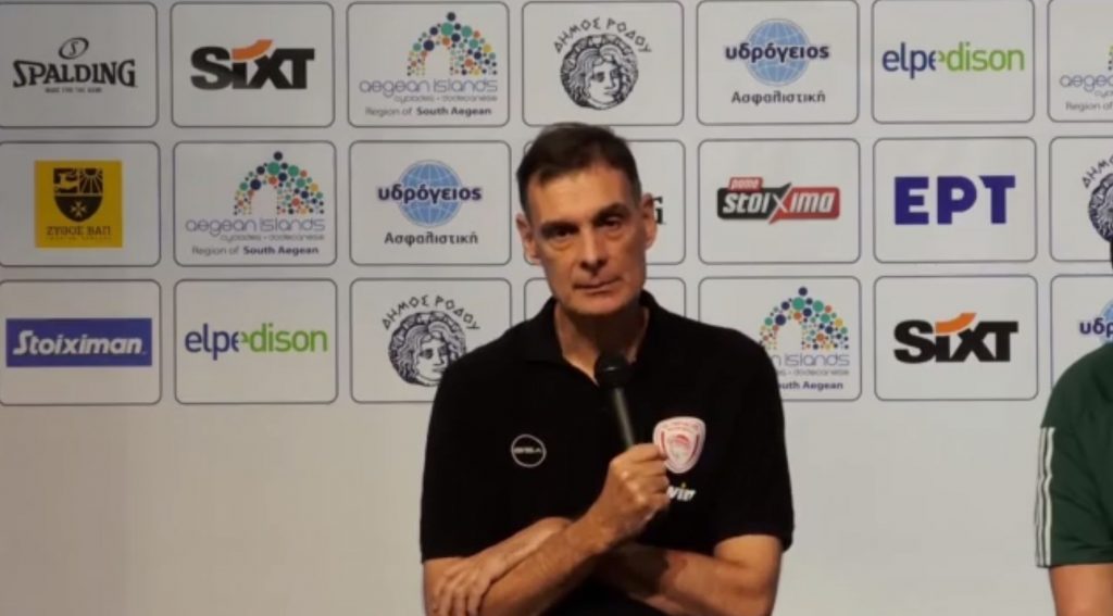 Γιώργος Μπαρτζώκας: «Παίζουμε για τον πρώτο τίτλο της χρονιάς»