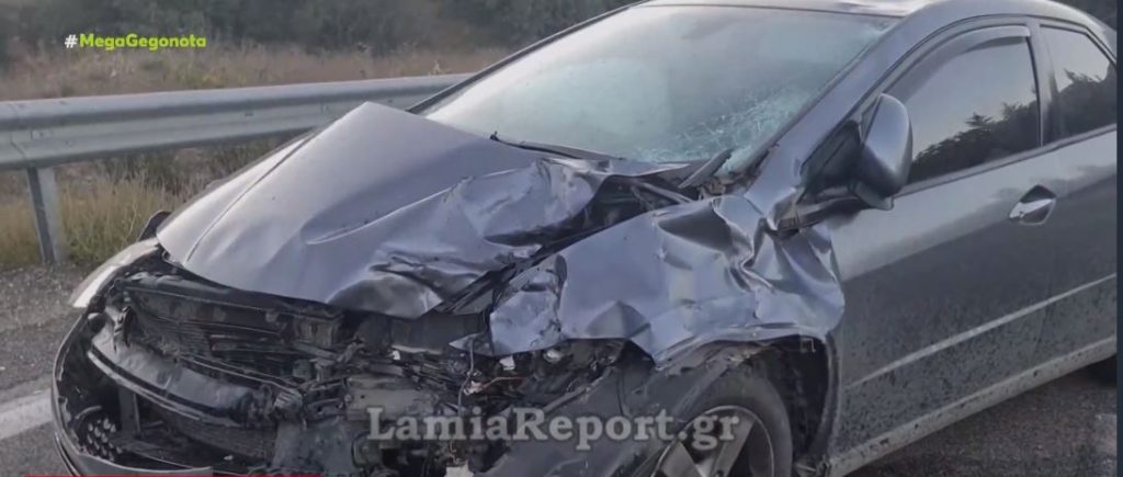 Λαμία: Οδηγός έχασε τον έλεγχο του οχήματος – Χτύπησε 16χρονη και παρέσυρε μηχανάκι