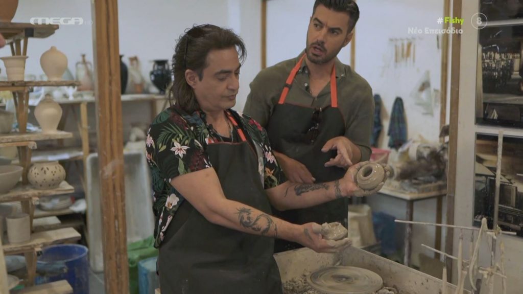 «Fishy»: Ο Γιάννης Τσιμιτσέλης και ο Διονύσης Σχοινάς έφτιαξαν τα δικά τους σκεύη από πηλό