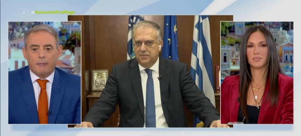 Τάκης Θεοδωρικάκος στο MEGA: «Τα ονόματα των κατηγορουμένων στην υπόθεση της 12χρονης φυσικά και θα δουν το φως της δημοσιότητας» – Τι είπε για τις τουρκικές προκλήσεις