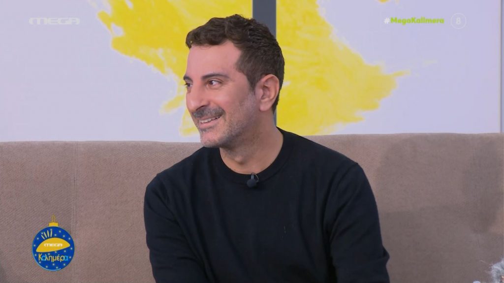 Ο Στέλιος Κουδουνάρης στην παρέα του «MEGA Καλημέρα»