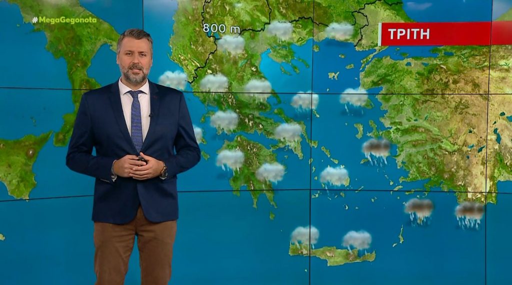 Βροχερή η Τρίτη – Η πρόγνωση του Γιάννη Καλλιάνου