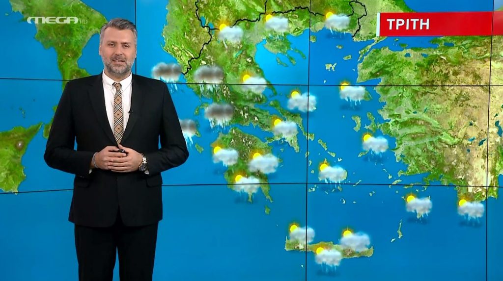 Τοπικές βροχές την Τρίτη – Η πρόγνωση του Γιάννη Καλλιάνου