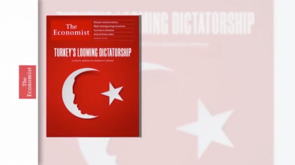 Economist: «Καταπέλτης» το βρετανικό περιοδικό για την απολυταρχική διακυβέρνηση Ερντογάν