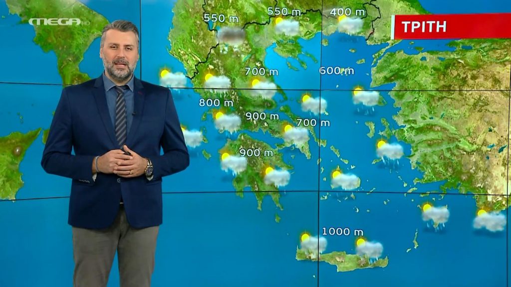 Βροχερή η Τρίτη – Η πρόγνωση του Γιάννη Καλλιάνου