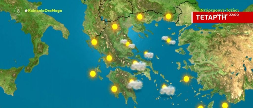 Αίθριος ο καιρός σήμερα – Ανεβαίνει σταδιακά η θερμοκρασία