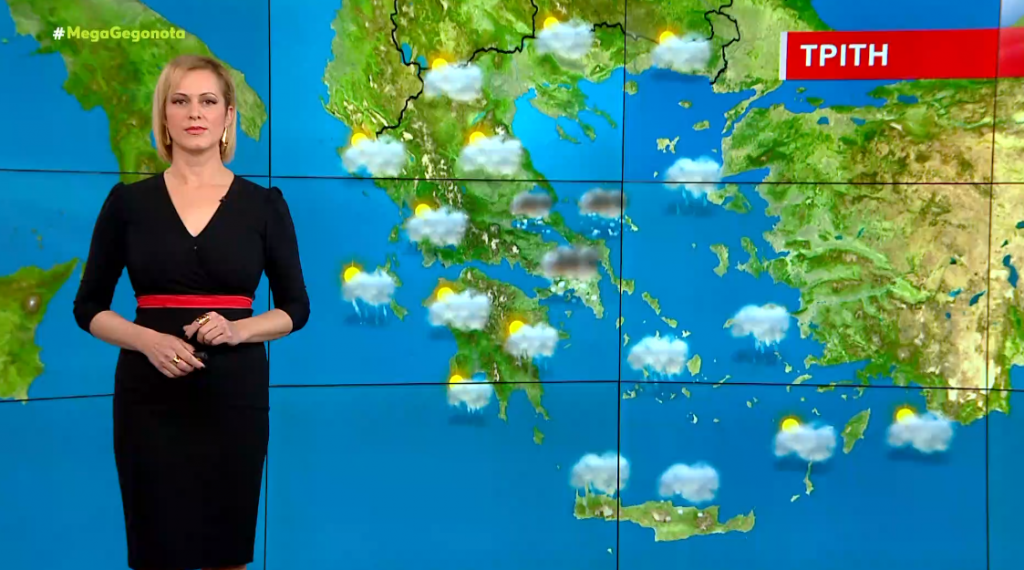 Εξασθενεί η κακοκαιρία «Μπάρμπαρα» την Τρίτη – Η πρόγνωση της Χριστίνας Ρήγου