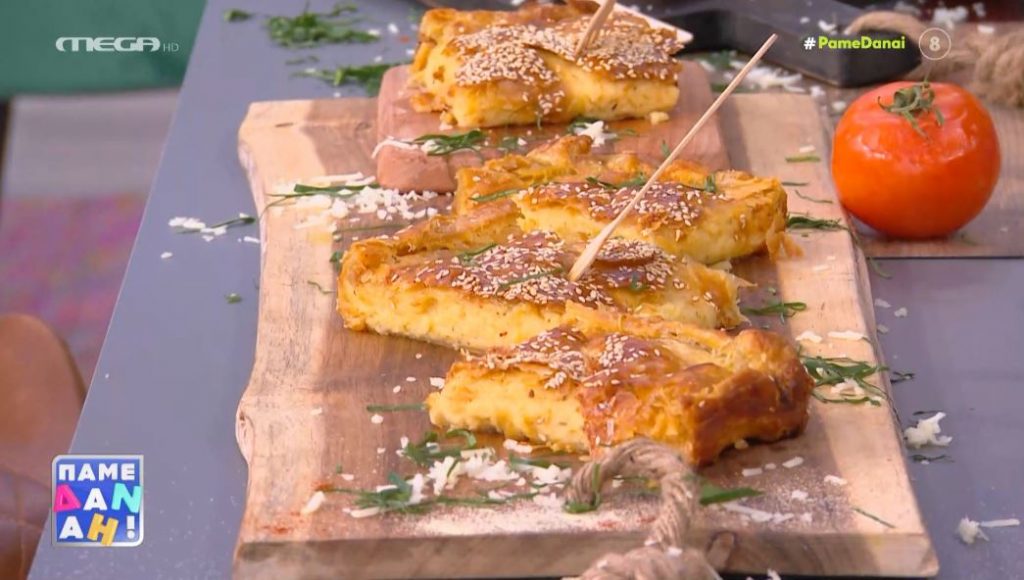 Ο Τίμος Ζαχαράτος μάς ετοιμάζει κασερόπιτα