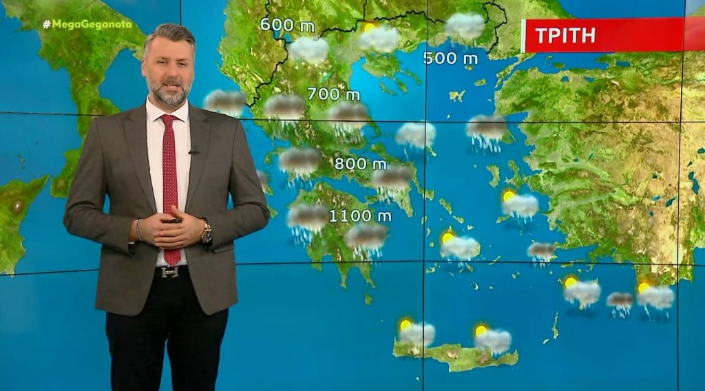 Άστατος ο καιρός την Τρίτη – Η πρόγνωση του Γιάννη Καλλιάνου