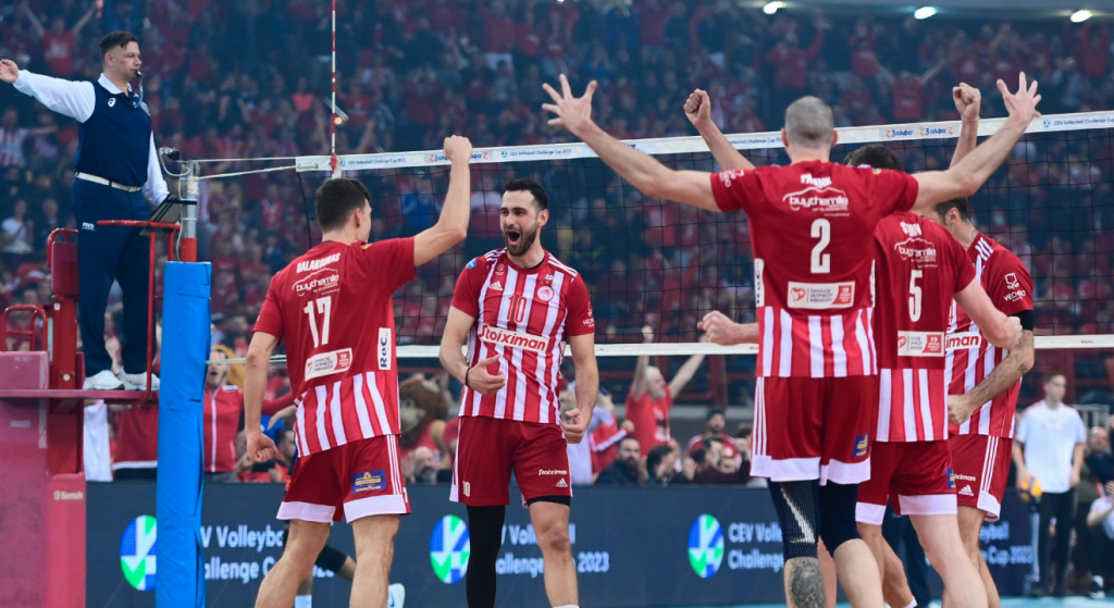 Βόλεϊ: Ξανά στην κορυφή της Ευρώπης ο Ολυμπιακός – Κατέκτησε το Challenge Cup