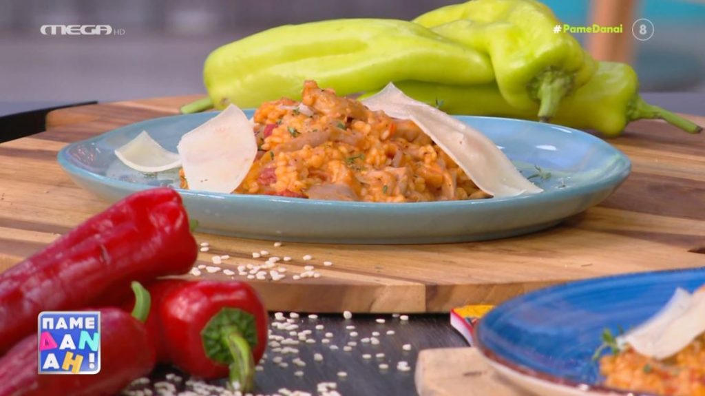 Ο Τίμος Ζαχαράτος μάς ετοιμάζει τραχανότο λαχανικών